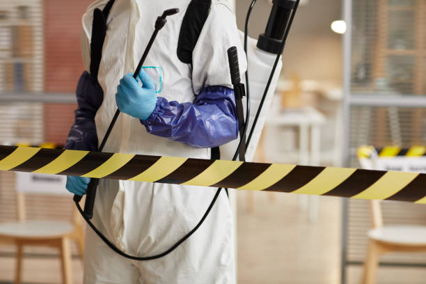 Professional Biohazard Cleanup technician working in Ludlow Falls, OH